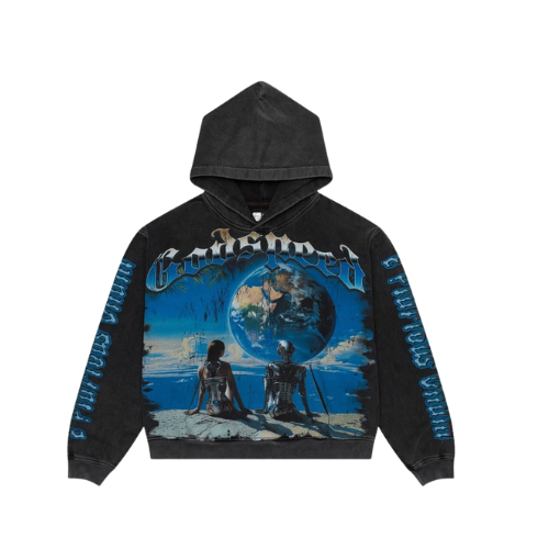 Godspeed Artificial Love Hoodie Washed Black