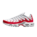 Nike Air Max Plus White University Red Wolf Grey