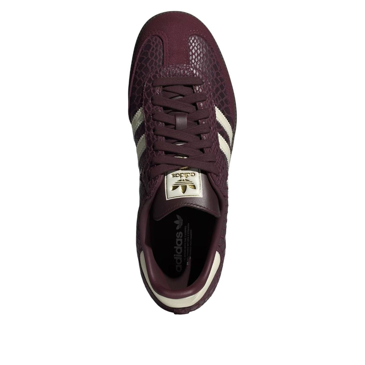 adidas Samba OG Snakeskin Maroon Cream White
