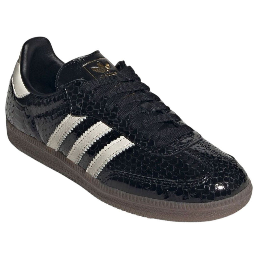 adidas Samba Patent Snakeskin Black Off White