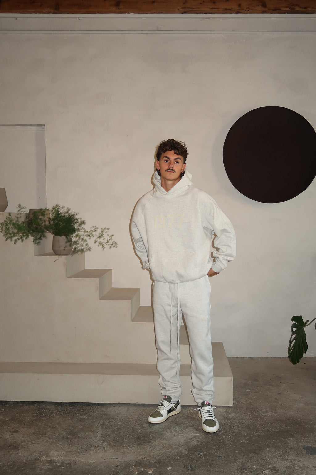 Fear of God Essentials 1977 Light Oatmeal Long Pants