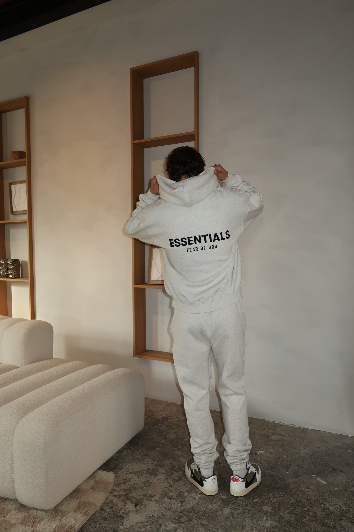 Fear of God Essentials Light Oatmeal Long Pants