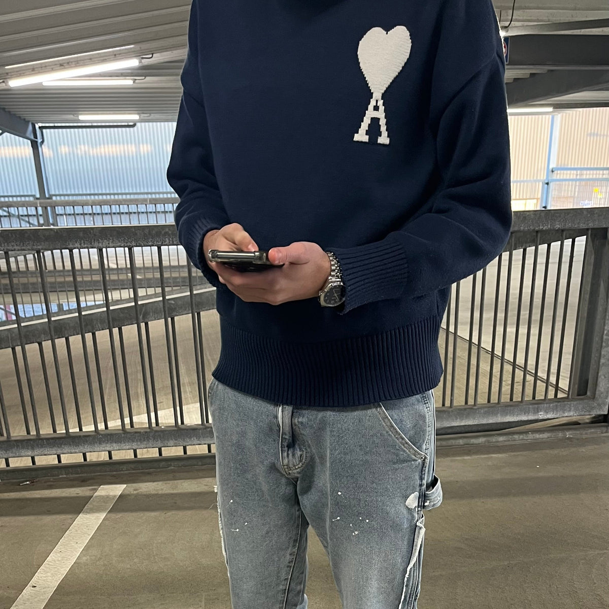 A - HEART SWEATER