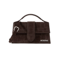 Jacquemus Le Grand Bambino Croco Dark Brown