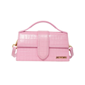 Jacquemus Le Grand Bambino Croco Pink