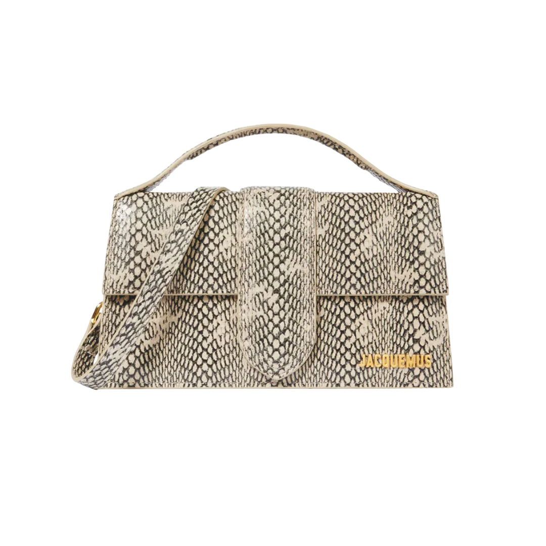 Jacquemus Le Grand Bambino Python light