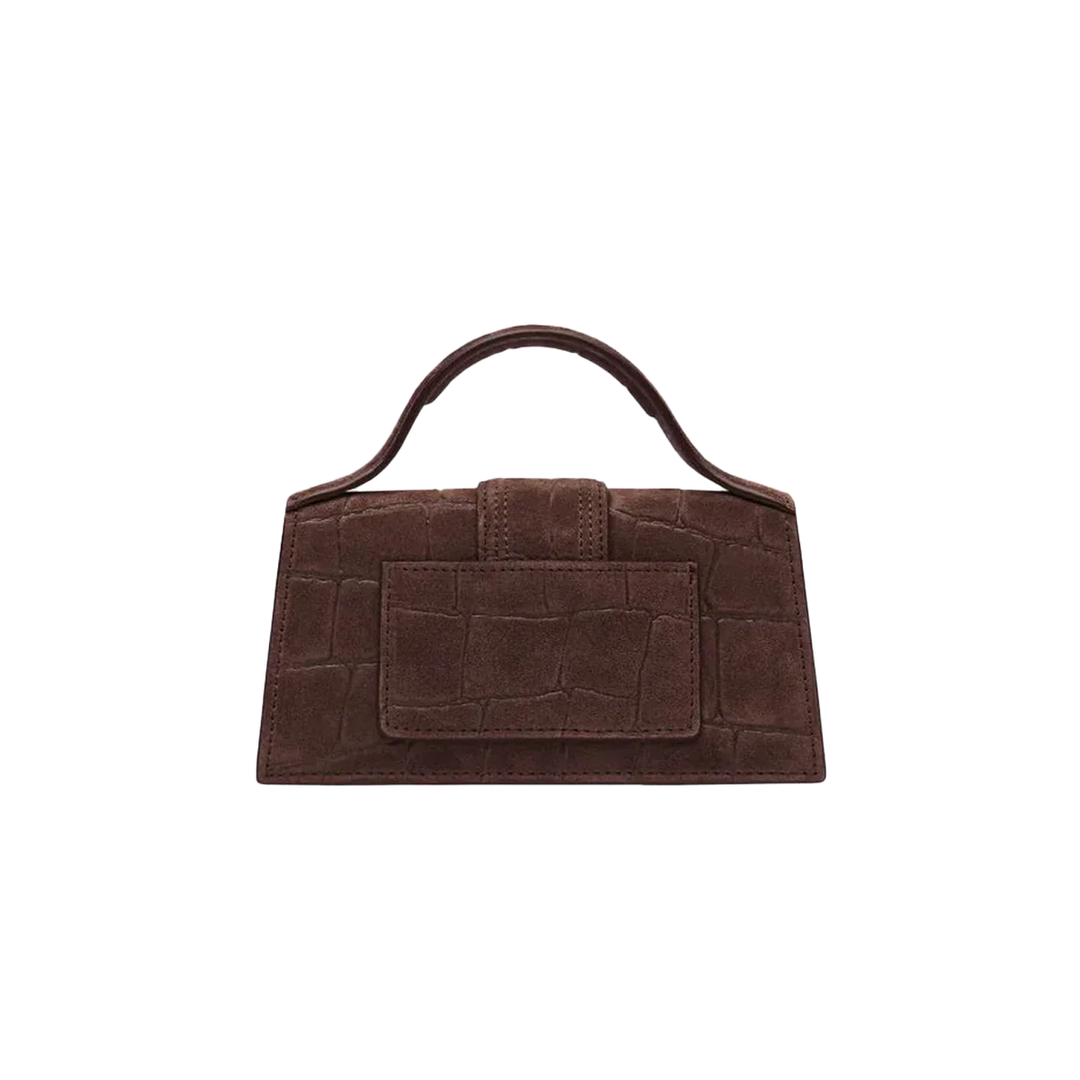 Jacquemus Le Bambino Croco Dark Brown