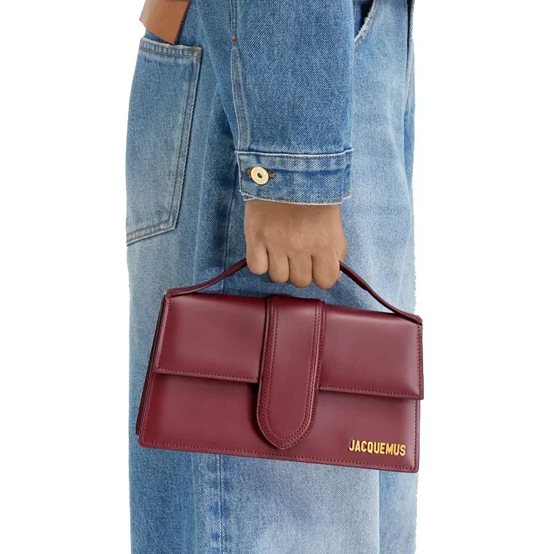 Jacquemus Le Grand Bambino Bordeaux