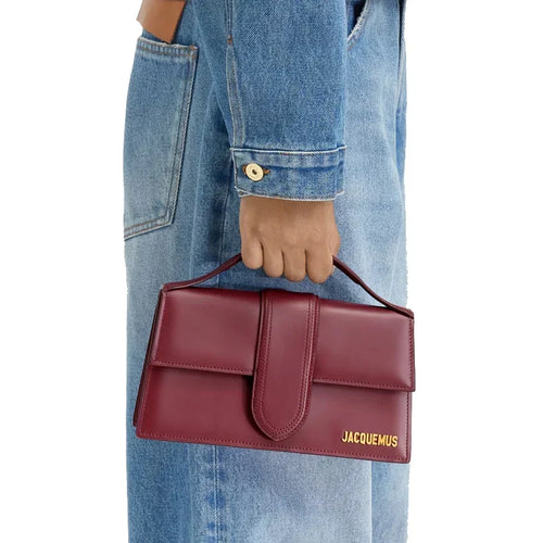 Jacquemus Le Grand Bambino Bordeaux