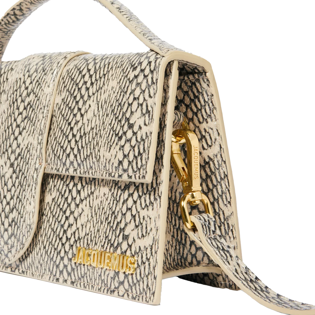 Jacquemus Le Grand Bambino Python light