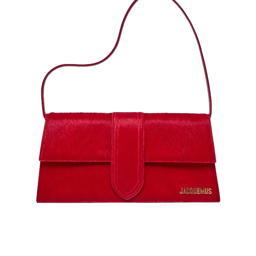 Jacquemus Le Long Bambino Leopard Red
