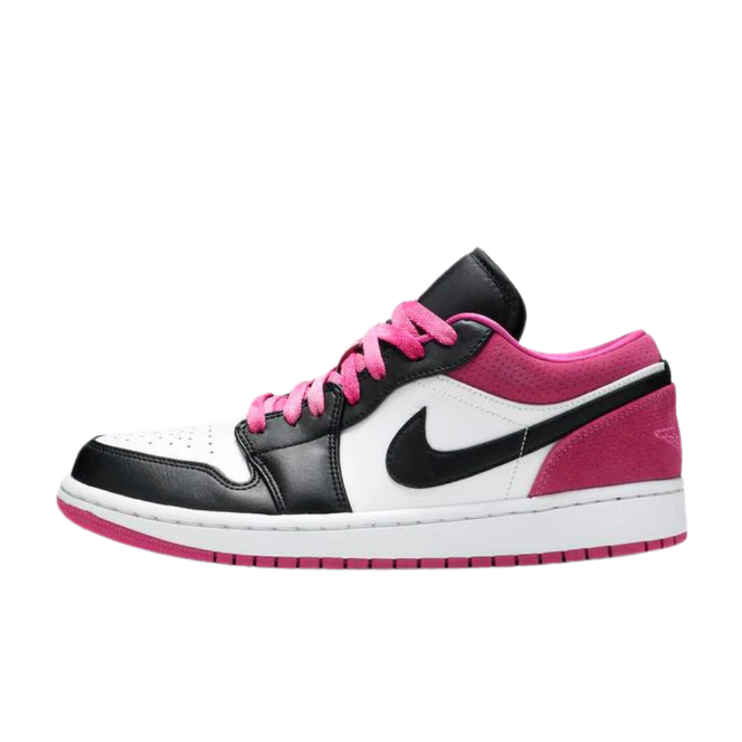 Jordan 1 Low Black Active Fuchsia