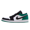 Jordan 1 Low White Black Mystic Green