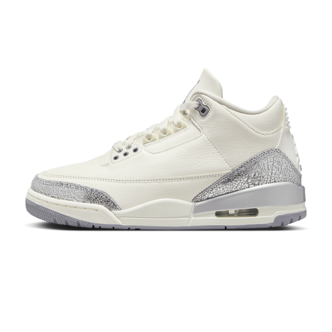 Jordan 3 Retro Sail Cement Grey (Women's)