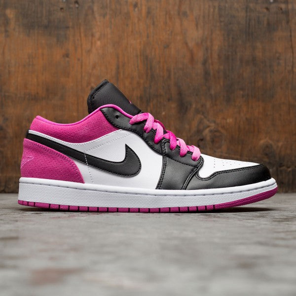 Jordan 1 Low Black Active Fuchsia