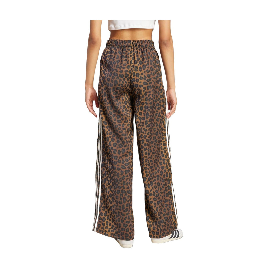 adidas Women's Originals Wide Leg Satin Joggers Bronze Strata