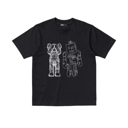 KAWS x Uniqlo Warhol UT Graphic 476351 T-shirt Black