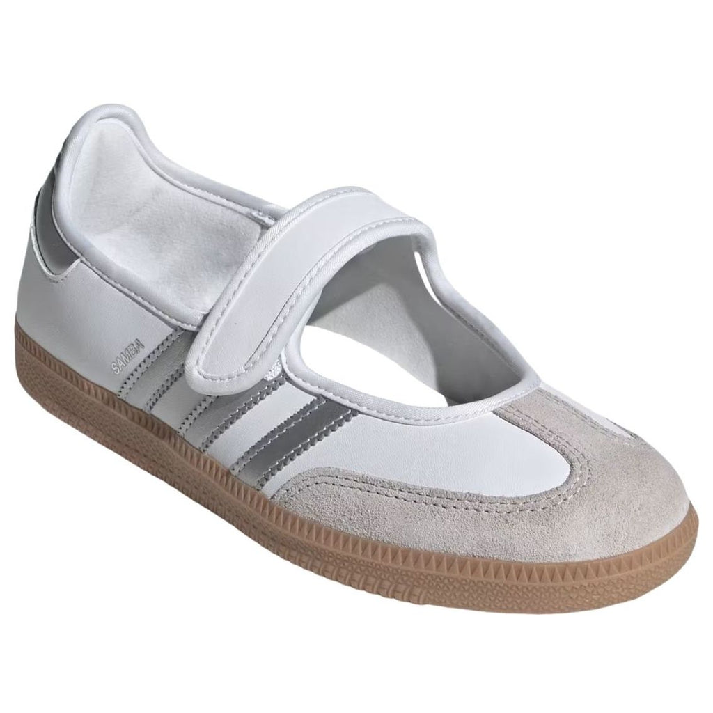 adidas Samba Jane White Silver Metallic