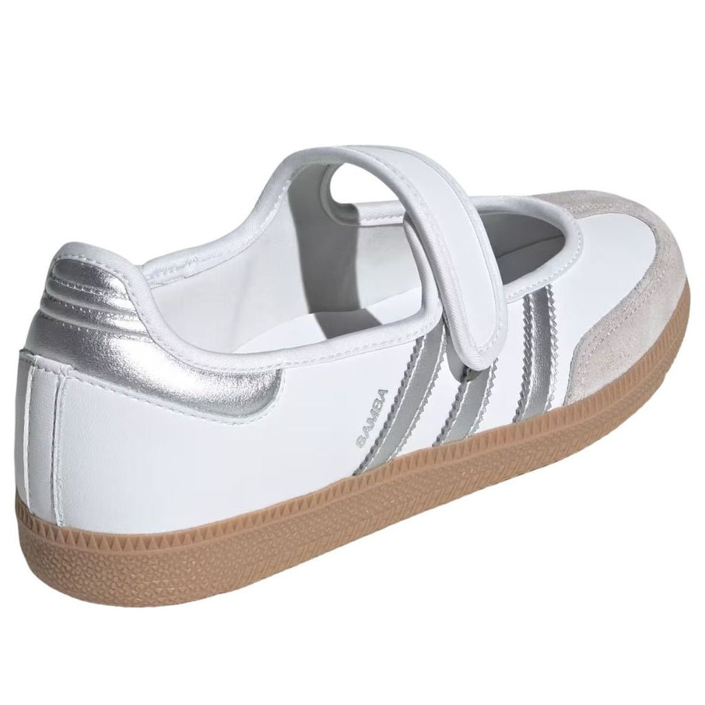 adidas Samba Jane White Silver Metallic