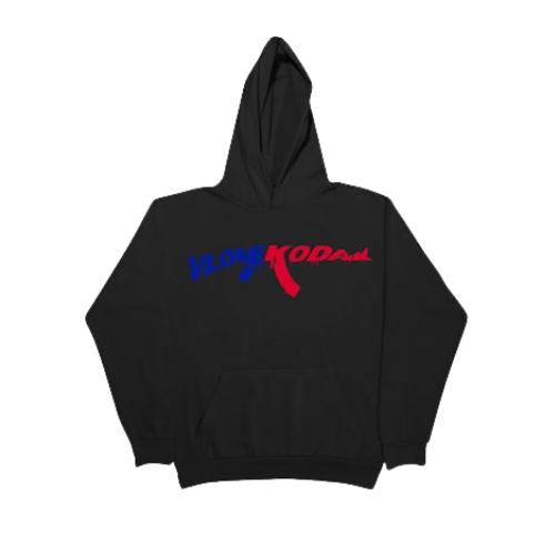 Kodak Black x Vlone 47 Hoodie Black