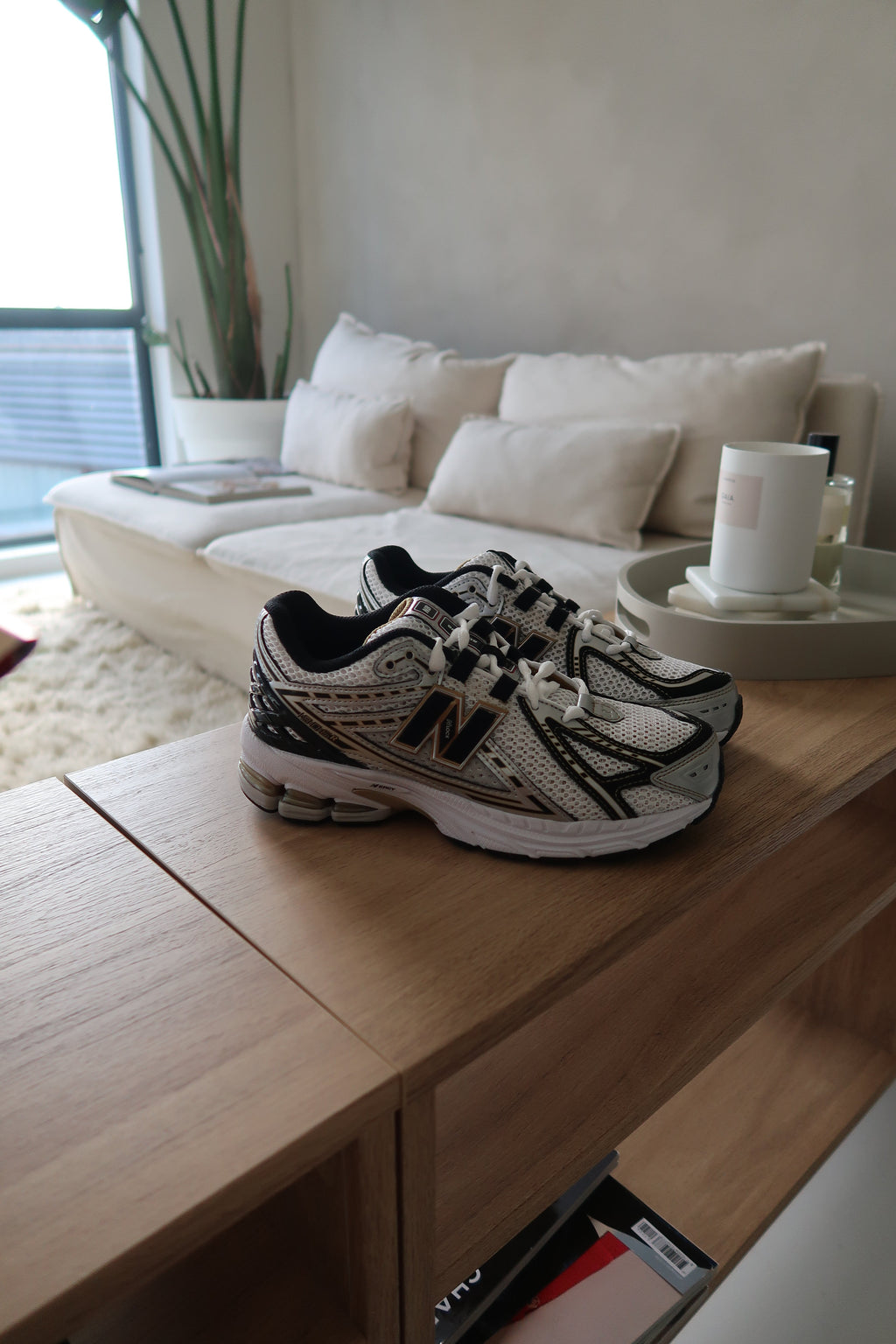New Balance 1906R White Metallic Gold