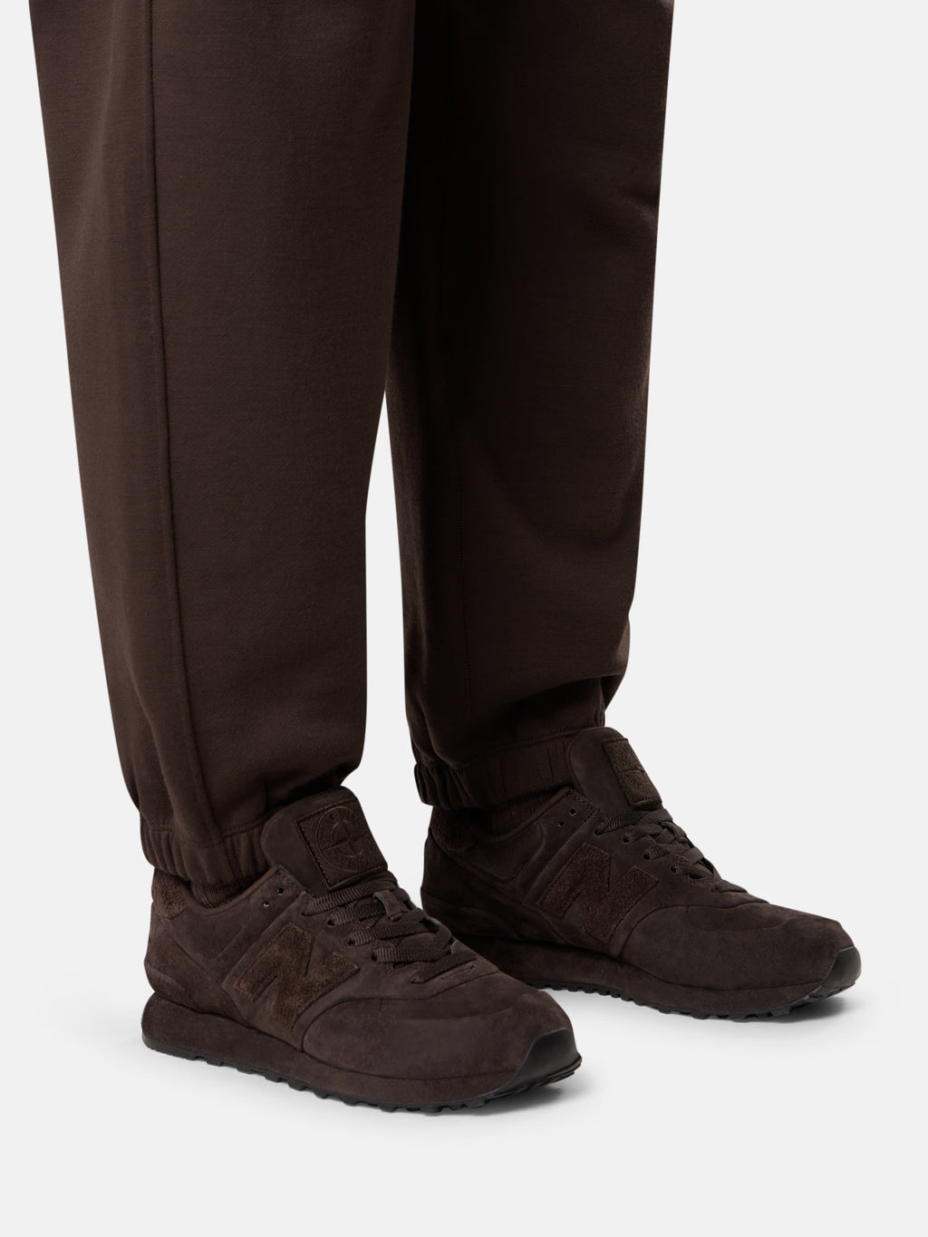 New Balance 574 Legacy Stone Island Ghost Dark Brown