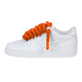 Nike Air Force 1 Low Rope Laces Orange Custom