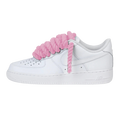 Nike Air Force 1 Low Rope Laces Pink Custom