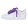 Nike Air Force 1 Low Rope Laces Purple Custom