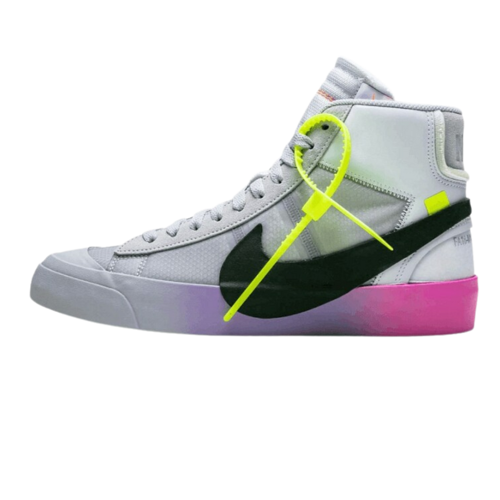 Nike Blazer Mid Off-White Wolf Grey Serena Queen