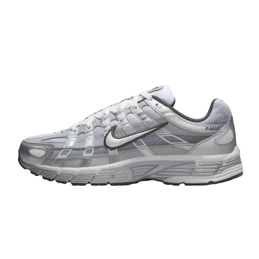 Nike P-6000 Metallic Silver Summit White-Wolf Grey