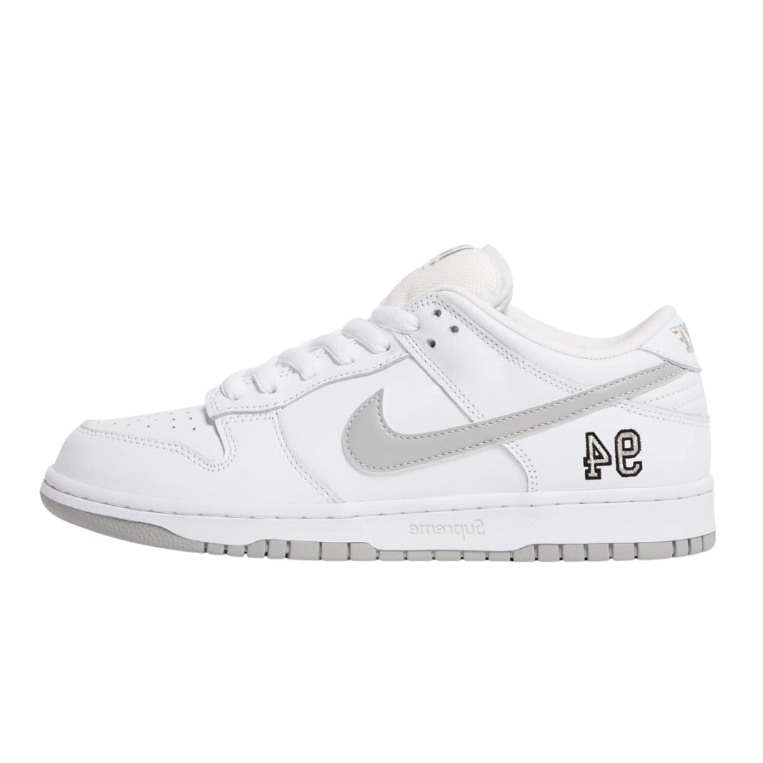 Supreme X Nike SB Dunk Low Pro White