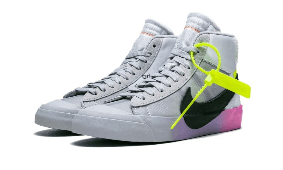 Nike Blazer Mid Off-White Wolf Grey Serena Queen