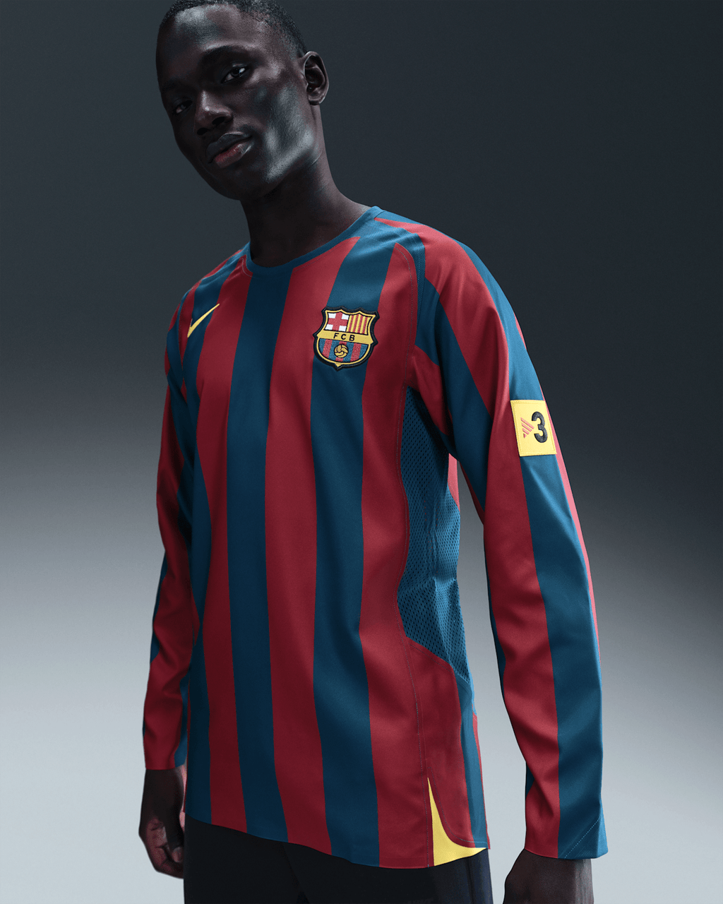 Nike FC Barcelona 2005 Reissue Replica L/S Jersey