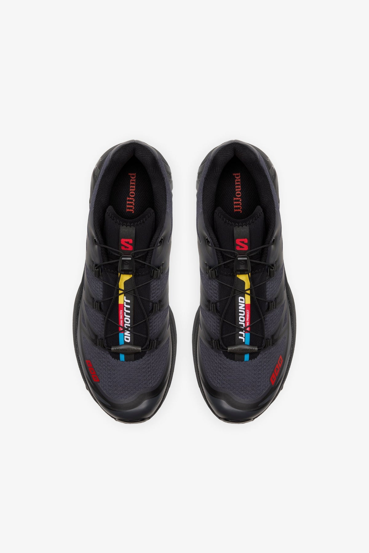 Salomon XT-6 JJJJound Black Fiery Red