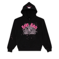 Sp5der Angel Number Hoodie Black