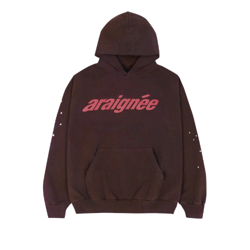 Sp5der Spider Hoodie Brown