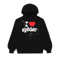 Sp5der I Heart SP5 Souvenir Hoodie Black