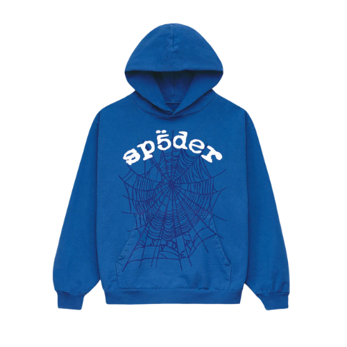 Sp5der Legacy Hoodie Blue
