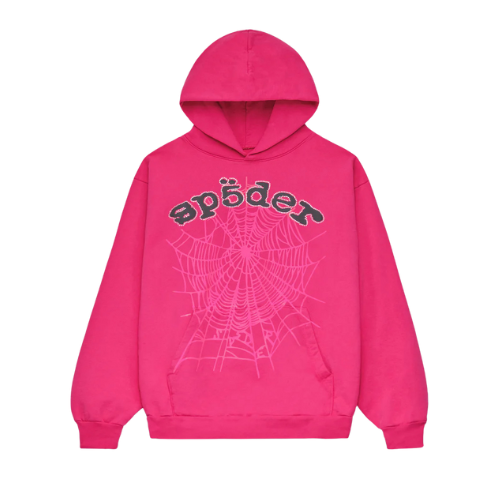 Sp5der Legacy Hoodie Pink