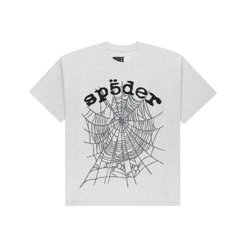 Sp5der OG Web V2 Tee Heather Grey