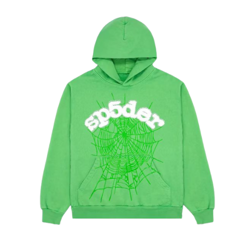 Sp5der Web Hoodie Slime Green
