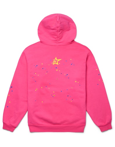 Sp5der P*nk V2 Hoodie Pink