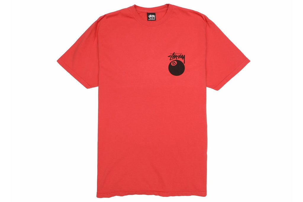 Stussy 8 Ball Pigment Dyed Tee Guava