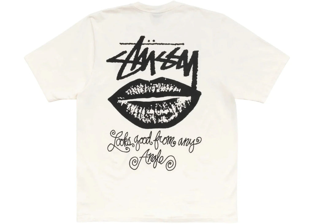 Stussy Any Angle Pigment Dyed Tee Natural