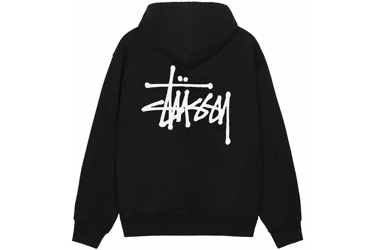 Stussy Basic Stussy Zip Hoodie Black
