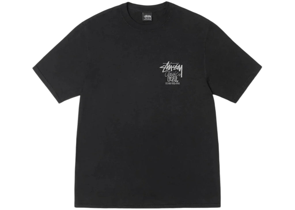 Stussy Classic Gear Pig. Dyed Tee Black