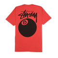 Stussy 8 Ball Pigment Dyed Tee Guava