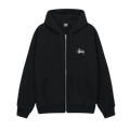 Stussy Basic Stussy Zip Hoodie Black