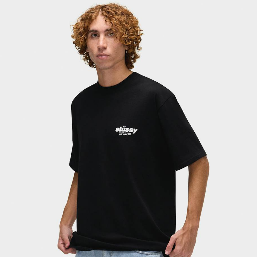 Stussy Rollers Tee Black